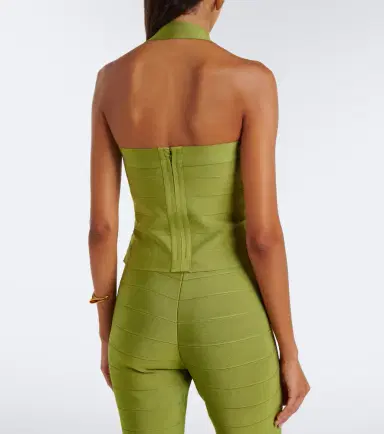 Retrofête Retrofête Pippa halterneck top | Thumbnail 2