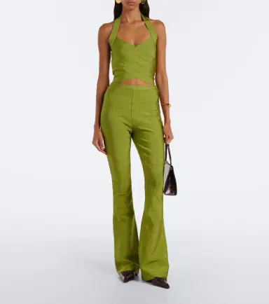 Retrofête Retrofête Pippa halterneck top | Thumbnail 4