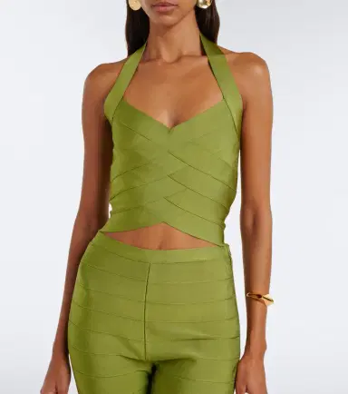 Retrofête Retrofête Pippa halterneck top | Thumbnail 5