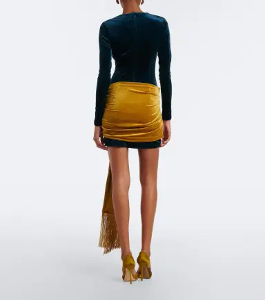 Retrofête Retrofête Jackson velvet minidress | Thumbnail 2