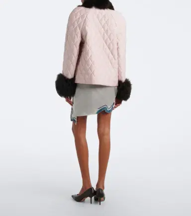 Jacques Wei Embroidered satin miniskirt | Thumbnail 2