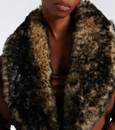 Jacques Wei Shearling-trimmed leather jacket | Thumbnail 5