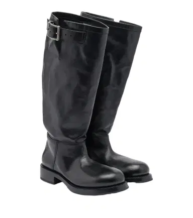 Balenciaga Leather biker boots | Thumbnail 1