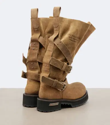 Balenciaga Venom suede biker boots | Thumbnail 3 Balenciaga Venom suede biker boots | Thumbnail 3