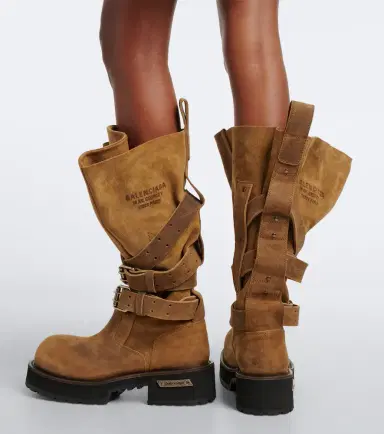 Balenciaga Venom suede biker boots | Thumbnail 5 Balenciaga Venom suede biker boots | Thumbnail 5