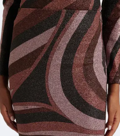 PUCCI Iride Lurex jersey pencil skirt | Thumbnail 2