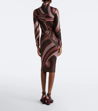 PUCCI Iride Lurex jersey pencil skirt | Thumbnail 3