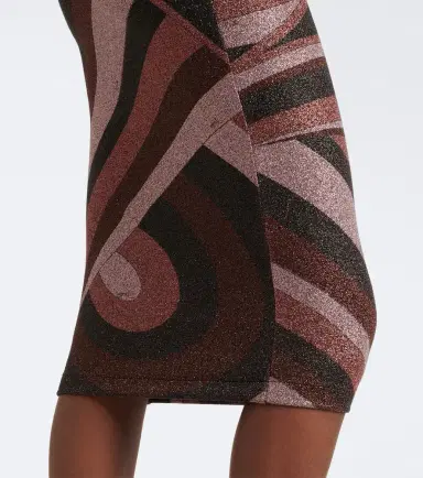 PUCCI Iride Lurex jersey pencil skirt | Thumbnail 6