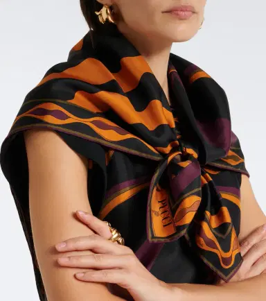 PUCCI Fiamme and Nawaho silk twill scarf | Thumbnail 5