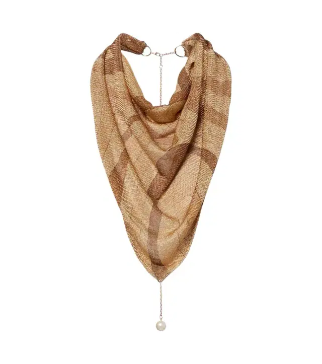 PUCCI Marmo Lurex voile scarf
