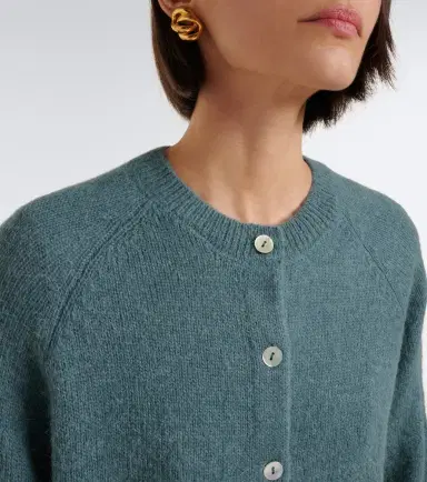 DÔEN Dôen Petra wool and alpaca-blend cardigan | Thumbnail 2