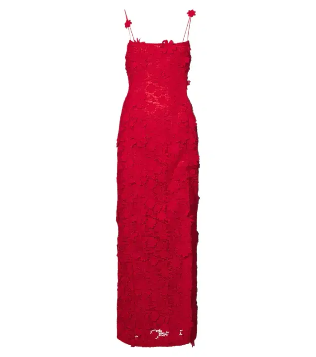 BLUMARINE Guipure lace gown