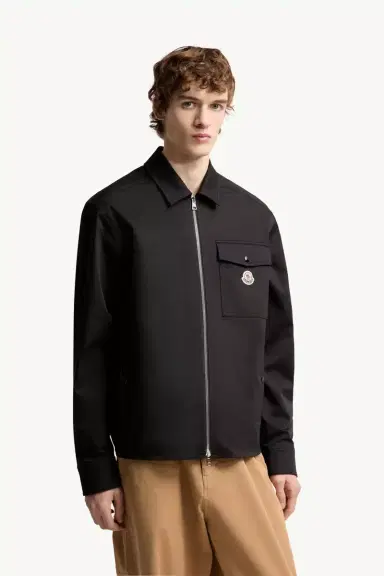 Moncler Cotton Blend Gabardine Shirt Jacket | Thumbnail 5