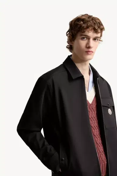 Moncler Cotton Blend Gabardine Shirt Jacket | Thumbnail 7