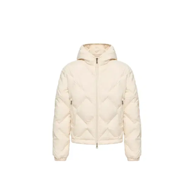 Moncler Arvouinne Hooded Triangle-quilted Short Down Jacket