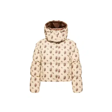 Moncler Torcol Floral Hooded 2-in-1 Down Jacket | Thumbnail 1