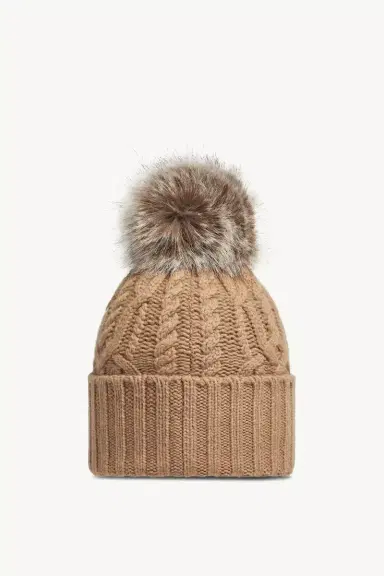 Moncler Wool & Cashmere Blend Beanie With Pom Pom | Thumbnail 5