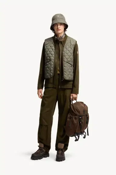 Moncler Grenoble Straight Leg Cotton Pants | Thumbnail 3 Moncler Grenoble Straight Leg Cotton Pants | Thumbnail 3