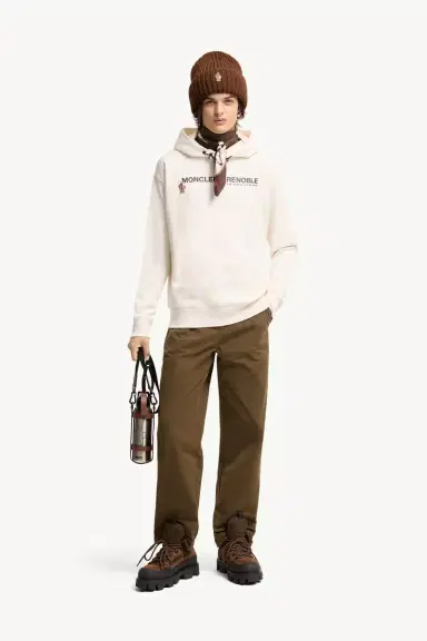 Moncler Grenoble Coordinates Logo Cotton Hoodie | Thumbnail 3 Moncler Grenoble Coordinates Logo Cotton Hoodie | Thumbnail 3
