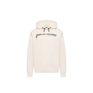 Moncler Grenoble Coordinates Logo Cotton Hoodie | Thumbnail 1 Moncler Grenoble Coordinates Logo Cotton Hoodie | Thumbnail 1
