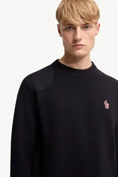 Moncler Grenoble Logo Wool Sweater | Thumbnail 7 Moncler Grenoble Logo Wool Sweater | Thumbnail 7