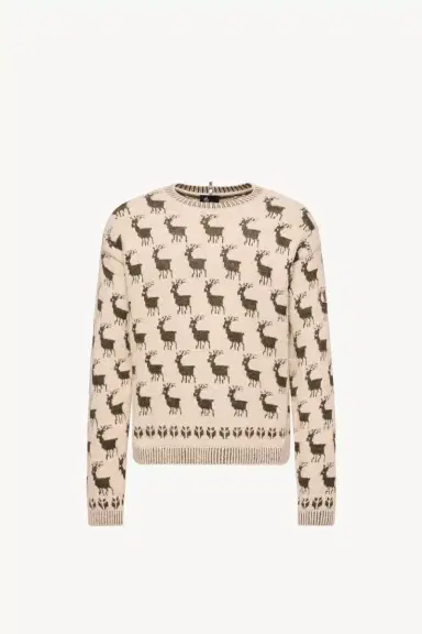 Moncler Grenoble Moose Jacquard Alpaca & Wool Blend Sweater | Thumbnail 2