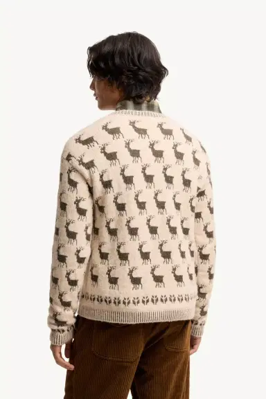 Moncler Grenoble Moose Jacquard Alpaca & Wool Blend Sweater | Thumbnail 6