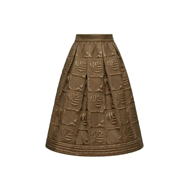 Moncler Grenoble Leaf-quilted Padded A-line Skirt