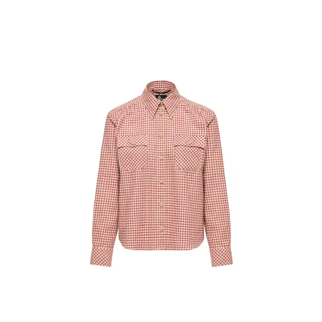 Moncler Grenoble Check Cotton Long Sleeve Shirt