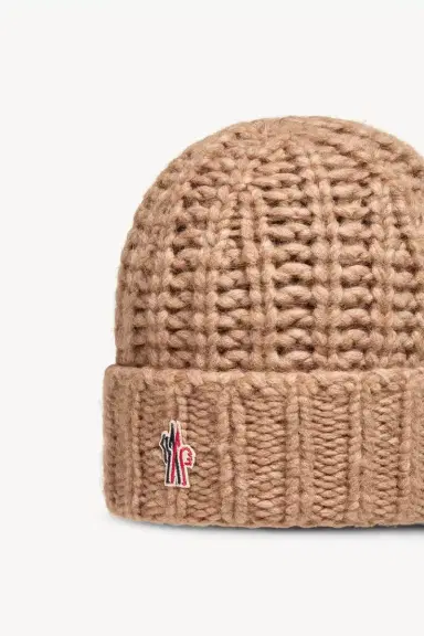 Moncler Grenoble Alpaca Blend Rib Knit Beanie | Thumbnail 4