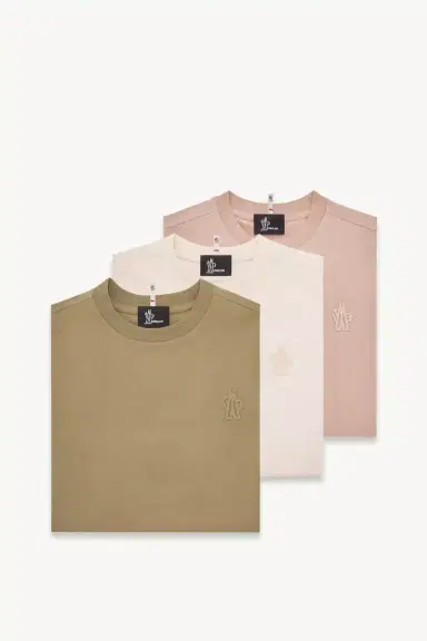 Moncler Grenoble Logo Patch Cotton Blend T-shirt (three Pack) | Thumbnail 2 Moncler Grenoble Logo Patch Cotton Blend T-shirt (three Pack) | Thumbnail 2
