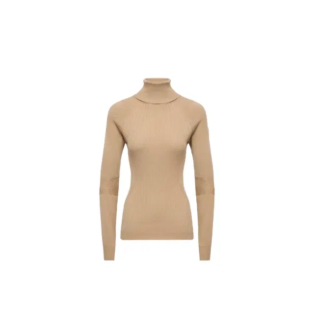 Wool Blend Turtleneck Sweater