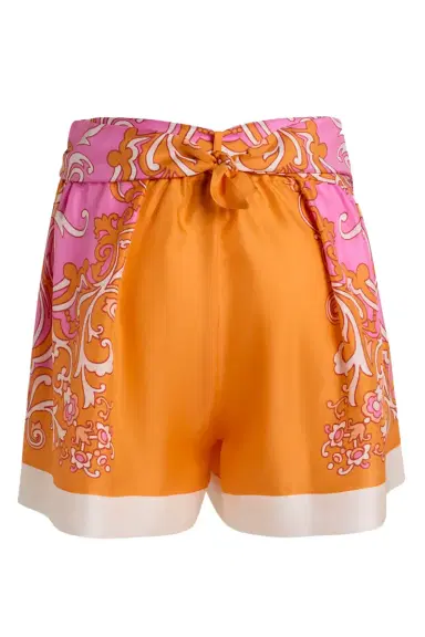 Etro Ornamental Print High Waisted Short | Thumbnail 2 Etro Ornamental Print High Waisted Short | Thumbnail 2