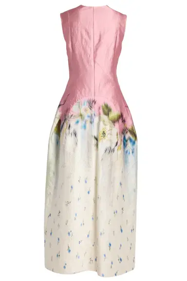 Erdem Floral Textured Maxi Dress | Thumbnail 2