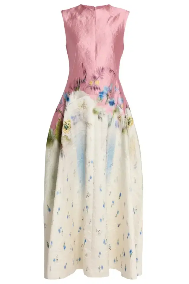 Erdem Floral Textured Maxi Dress