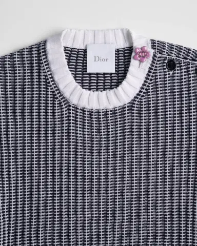 Dior Dioriviera Short-Sleeved Fitted Sweater | Thumbnail 4
