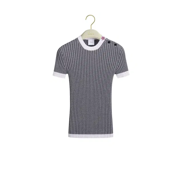 Dior Dioriviera Short-Sleeved Fitted Sweater