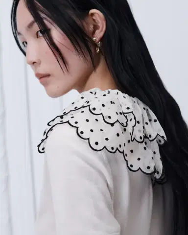 Dior Sweater with Ruffled Collar | Thumbnail 4 Dior Sweater with Ruffled Collar | Thumbnail 4