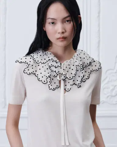 Dior Sweater with Ruffled Collar | Thumbnail 5 Dior Sweater with Ruffled Collar | Thumbnail 5