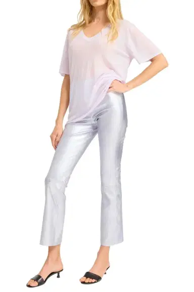 Sprwmn Ankle Flare Leather Pant | Thumbnail 1