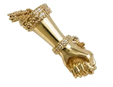 Wish Fine Jewelry 0.006ct Diamond 18K Gold Figa Pendant | Thumbnail 1 Wish Fine Jewelry 0.006ct Diamond 18K Gold Figa Pendant | Thumbnail 1