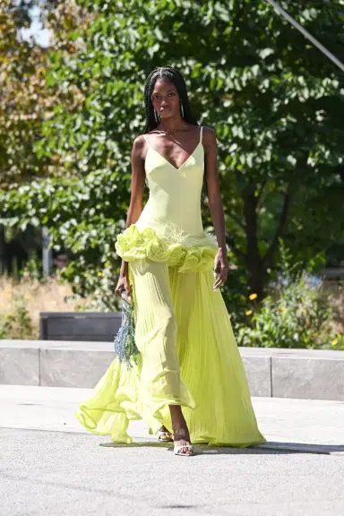 PatBo LIME PETAL MAXI DRESS (RUNWAY) | Thumbnail 1
