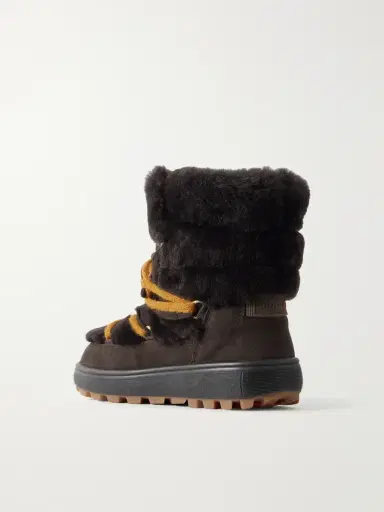 Bogner Chamonix 10 Shearling-trimmed Suede Ankle Boots | Thumbnail 3