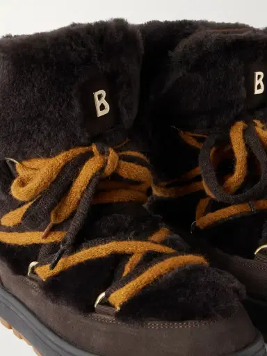 Bogner Chamonix 10 Shearling-trimmed Suede Ankle Boots | Thumbnail 5