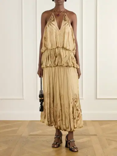 Zimmermann Momentum Ruffled Printed Silk Maxi Dress | Thumbnail 2