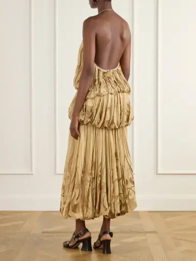 Zimmermann Momentum Ruffled Printed Silk Maxi Dress | Thumbnail 3