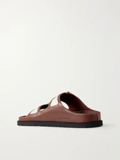 Birkenstock 1774 Arizona Bold Canvas-trimmed Leather Sandals | Thumbnail 3