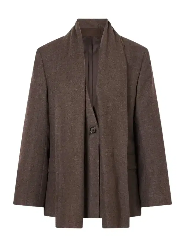 TOTEME Scarf-detailed Flannel Blazer