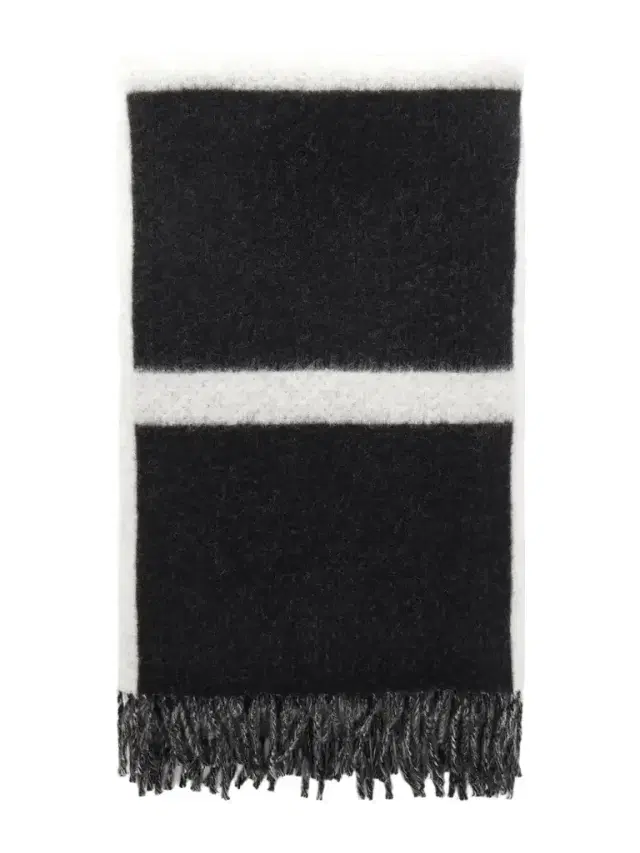 TOTEME Monogram Fringed Brushed-wool Scarf