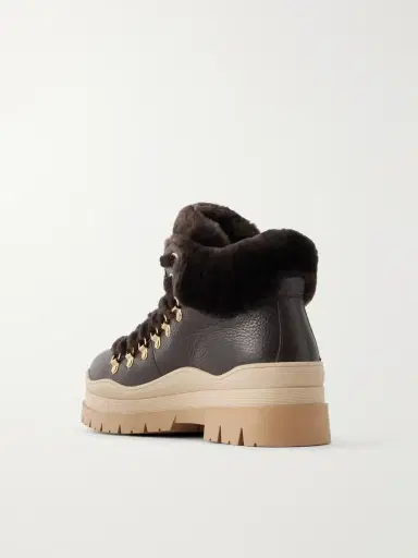 Bogner Arosa 9 Shearling-trimmed Leather Ankle Boots | Thumbnail 3